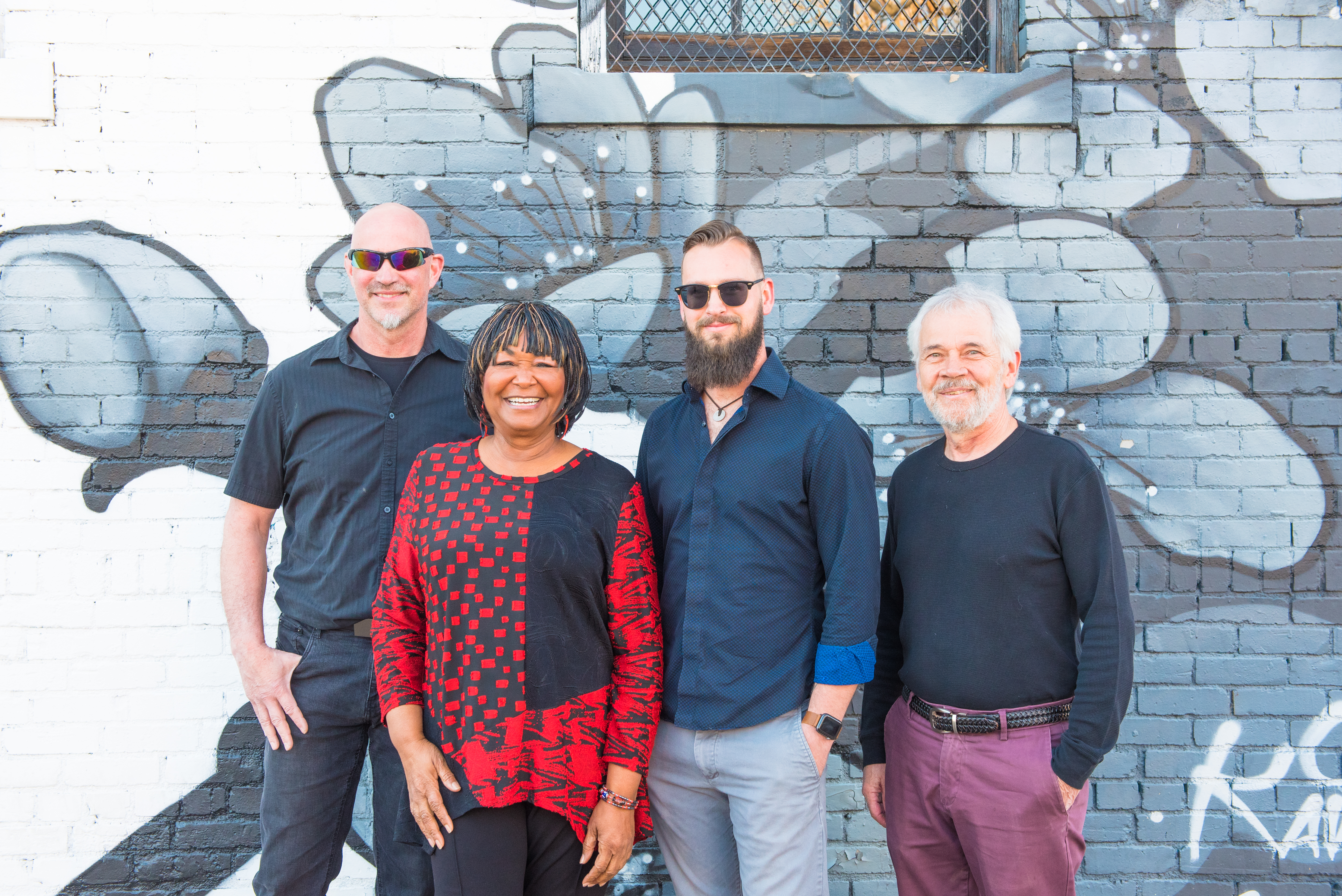 Hazel Miller and The Collective 4-piece members